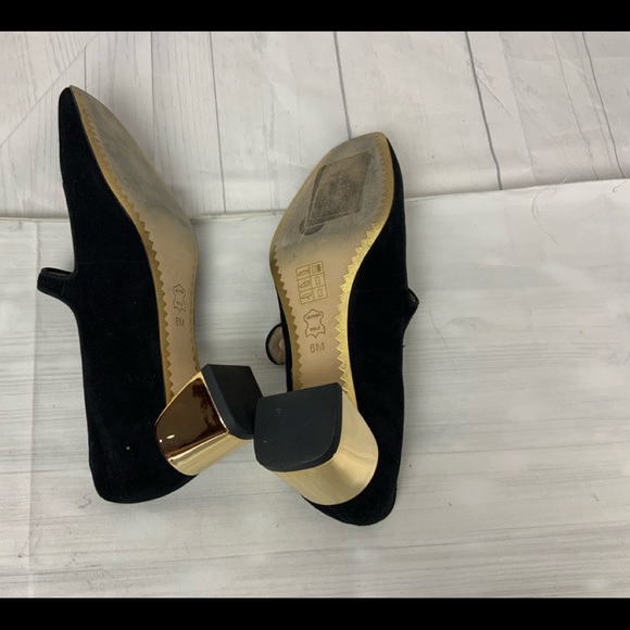 Tory Burch Black Suede Maryjane Shoes. Sz 6M - Picture 5 of 5